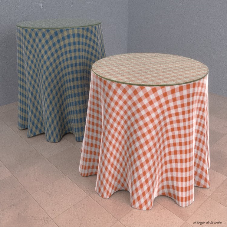 Tablecloth Fabric Material for Cycles preview image 4